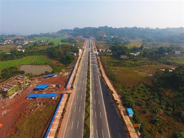 企业投资建设的省道308线合江至泸州一级公路改建工程正式通车