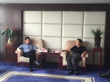 汤明拜访重庆市城投集团董事长陈建伟
