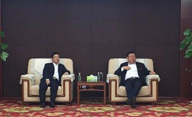 黄敏会见沧州渤海新区管委会党工委书记兼管委会主任张国栋