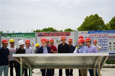 企业杭州大江东地下管廊产品代表杭州市迎接国家住建部调研受好评